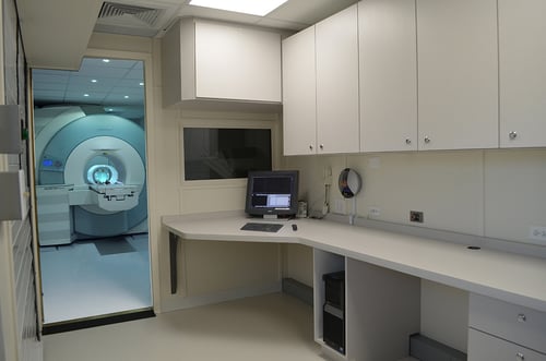 1.5T Mobile MRI Rental Interior - MRI Trailer Truck Rentals