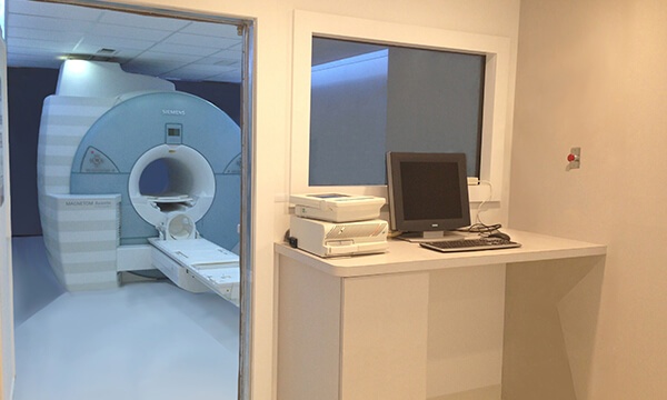 Mobile MRI Rental Interior with Office