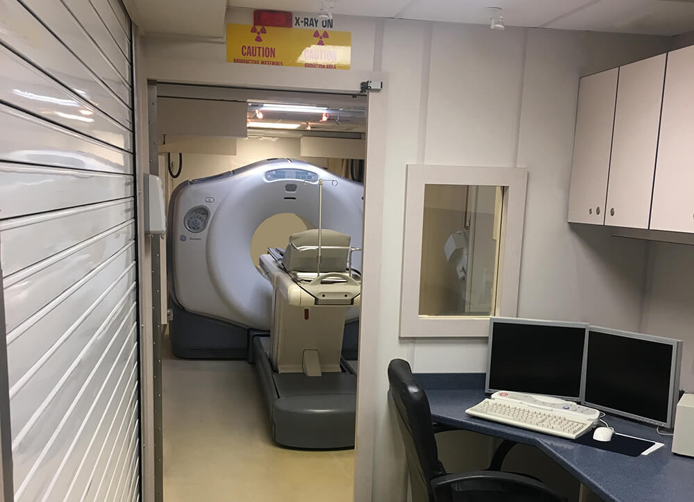 Mobile CT Scanner Rental Interior
